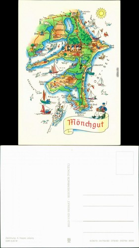 Ansichtskarte rügen - ansichtskarte,