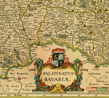 Hist. Landkarte Bayern