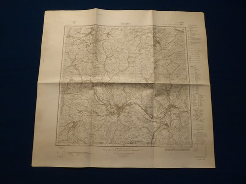 Landkarte meßtischblatt 5016 - landkarte,