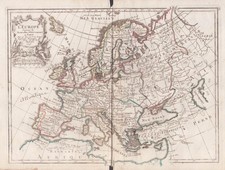 Europa Europe continent Karte