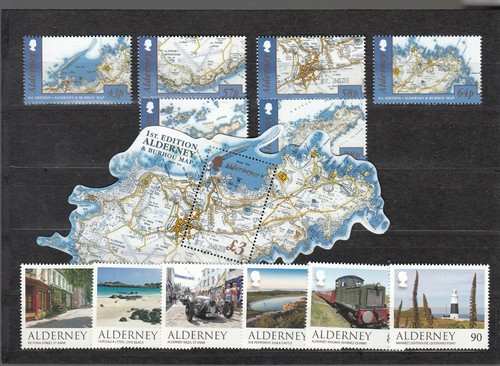 Alderney 2017 landkarten - 2017,