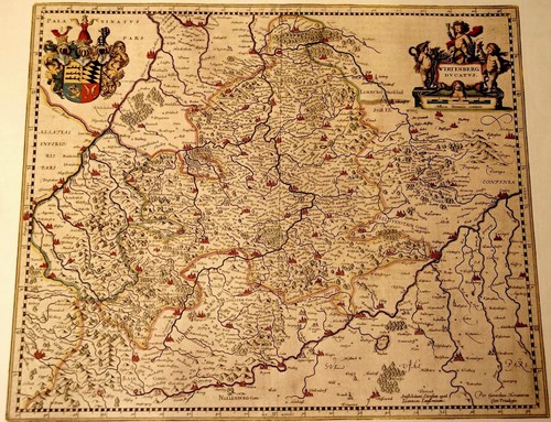 Historische landkarte - historische,