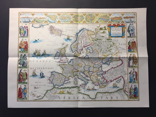 Europa landkarte blaeu - europa,