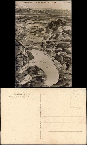 Ansichtskarte bayern ammersee - ansichtskarte,