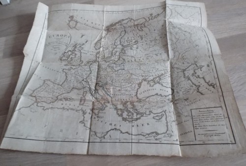 Antike landkarte europa 1810 - antike,