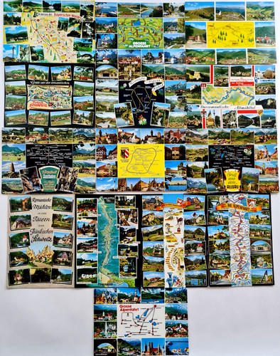 Postkarten lot landkarten - lot,