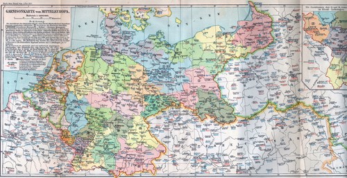 Landkarte garnisonkarte von - landkarte.,