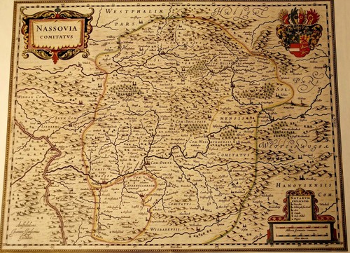 Historische landkarte nassau - landkarte,