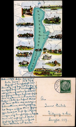 Ansichtskarte starnberg - ansichtskarte,