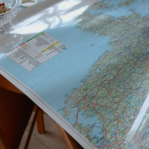 Gedruckte europa landkarte - gedruckte, europa-landkarte
