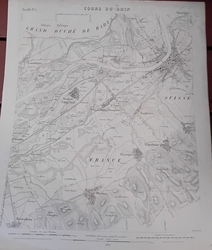 Antike rhein karte - antike, von