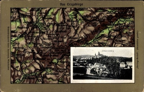 Landkarten schwarzenberg im - schwarzenberg,