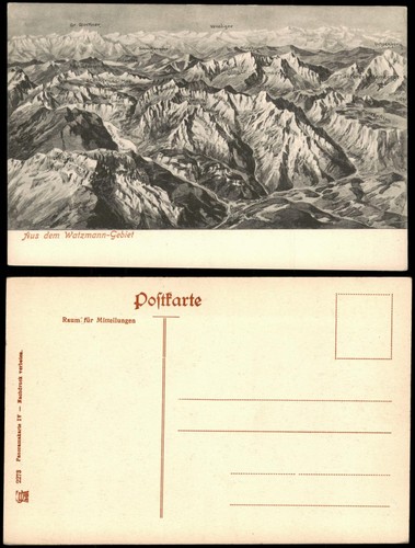 Ansichtskarte berchtesgaden - ansichtskarte,