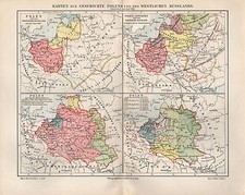 Karten zur Geschichte Polen