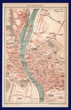 Stadtplan anno 1896 - Budapest