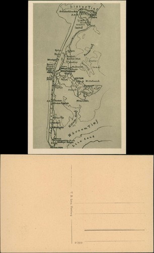 Ansichtskarte insel sylt - insel,