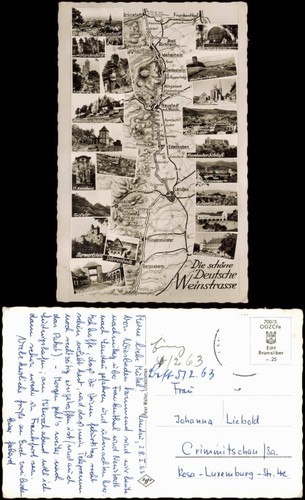 Ansichtskarte rheinland pfalz - ansichtskarte, .rheinland-pfalz