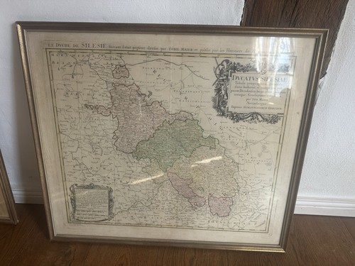 Alte karte schlesien tobias - alte,