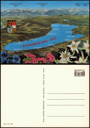 Ansichtskarte starnberg - ansichtskarte,