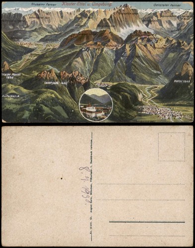 Ansichtskarte ettal kloster - ettal,