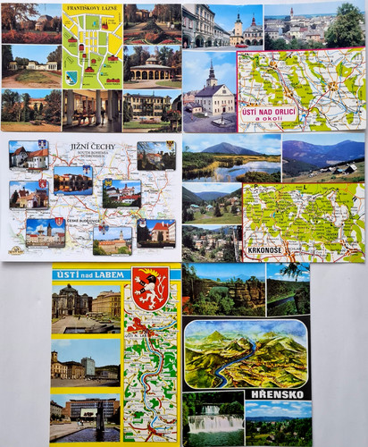 Postkarten lot cssr - 6,