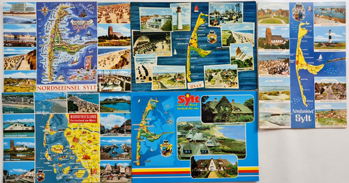Insel sylt lot - x, landkarten