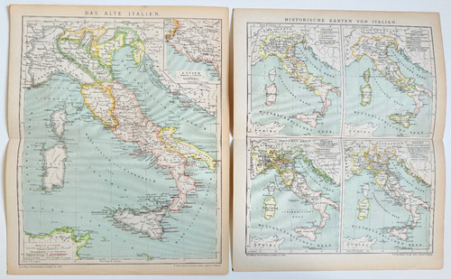 Italien landkarten - italien,