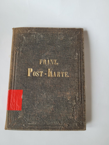 Franz landkarte post - -, post-
