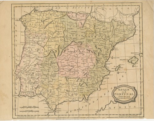 Landkarte spanien und portugal - landkarte,