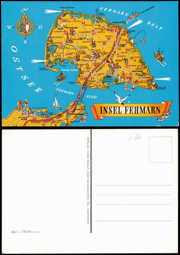 Ansichtskarte fehmarn - ansichtskarte, (insel)